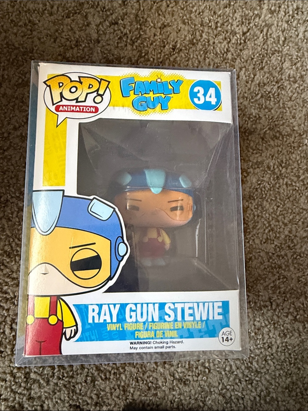 Funko Pop! Ray Gun Stewie - Blue Helmet, Red Outfit